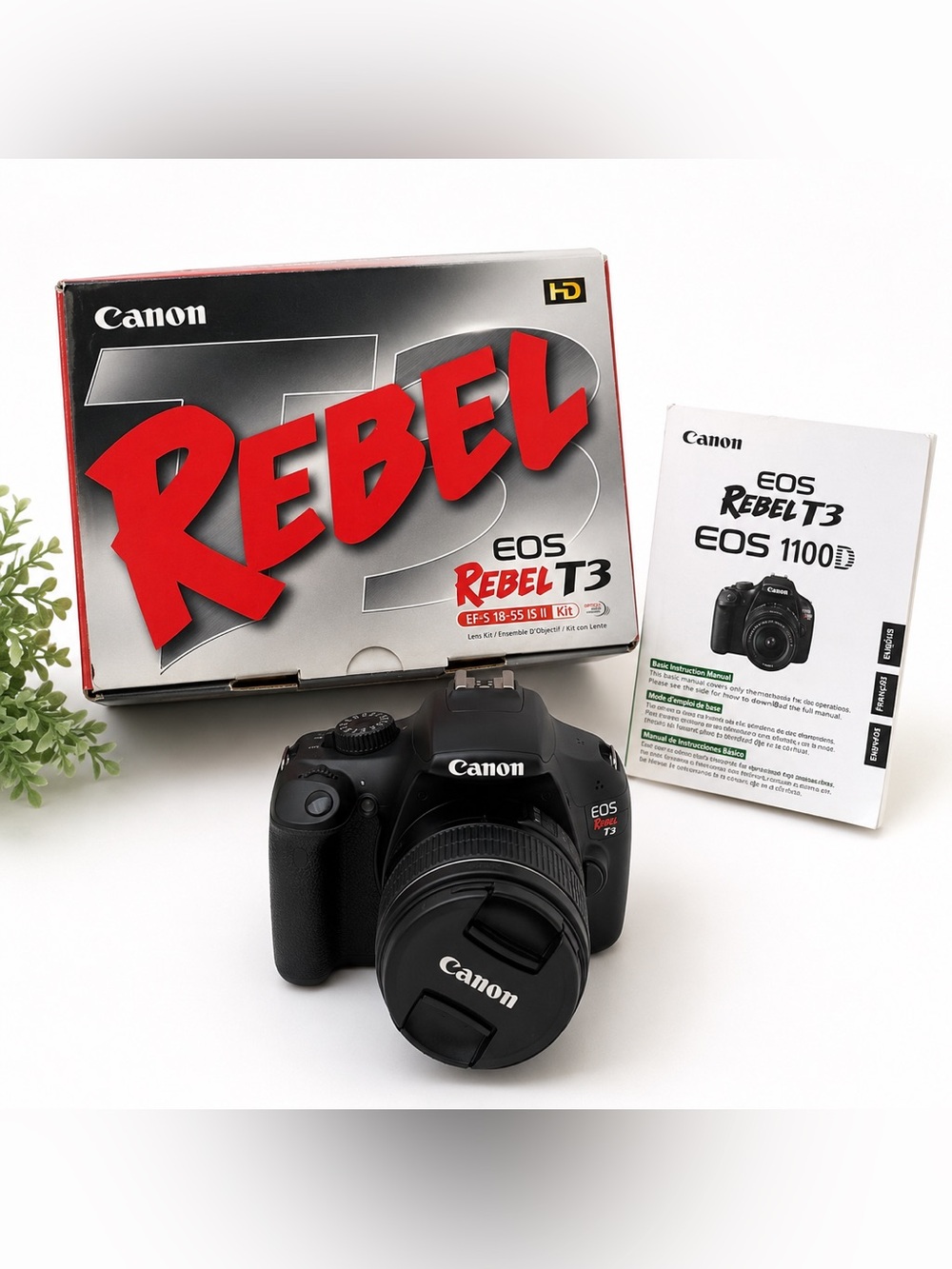 Canon Black Digital Camera Rebel T5